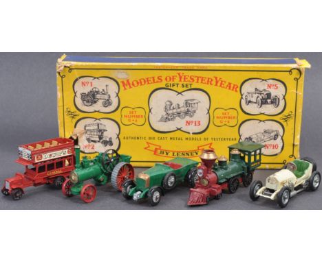 An original vintage&nbsp;Lesney made diecast Matchbox Series Gift Set No. 13 ' Models Of Yesteryear '. The set complete with 