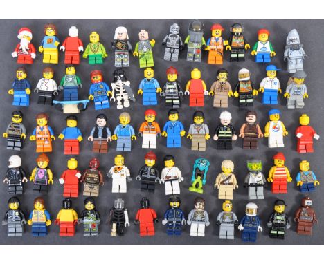 Lego - a large collection of approx x60 official Lego made minifigures. Figures from various themes present to include; Chris
