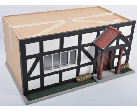 Dolls House - a charming scale model doll's house Country Pub / Public House. The exterior in traditional mock-tudor fashion 