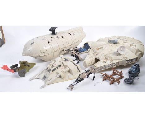 Star Wars - a collection of original vintage Kenner / Palitoy made Star Wars action figure playsets. Various states of comple