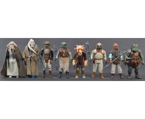 Star Wars Action Figures - a collection of x8 original vintage Kenner / Palitoy made loose Star Wars action figures - all as 