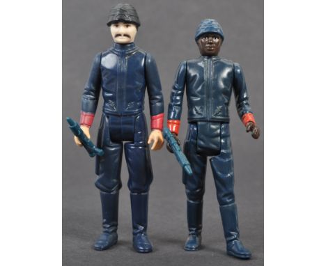 Star Wars Action Figures - two original vintage loose Kenner / Palitoy made Star Wars action figures - ' Bespin Security Guar