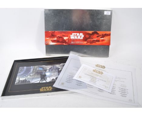 An impressive Cards Inc made Star Wars ' Art of the Saga ' lithographic art print collection. The set containing x30 prints, 