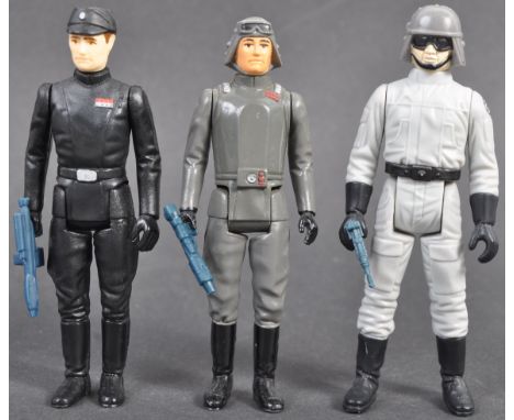 Star Wars Action Figures - a collection of x3 original vintage Kenner / Palitoy made Star Wars action figures - all Imperials
