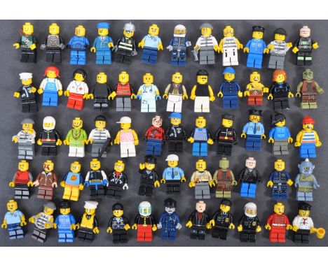 Lego - a large collection of approx x60 official Lego made minifigures. Figures from various themes present to include; Lego 