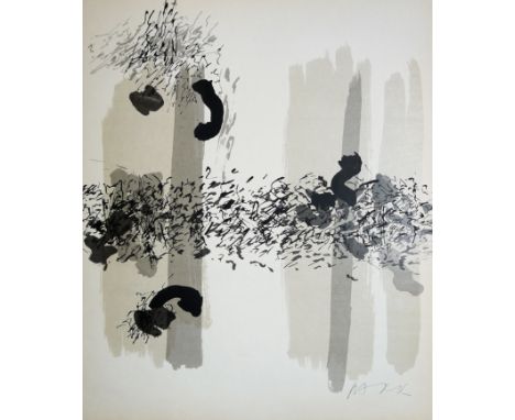 Otto Herbert Hajek, Ohne Titel, Serigraphie um 1950/60Otto Herbert Hajek, 1927 Kaltenbach, Tschechoslowakei- 2005 Stuttgart, 