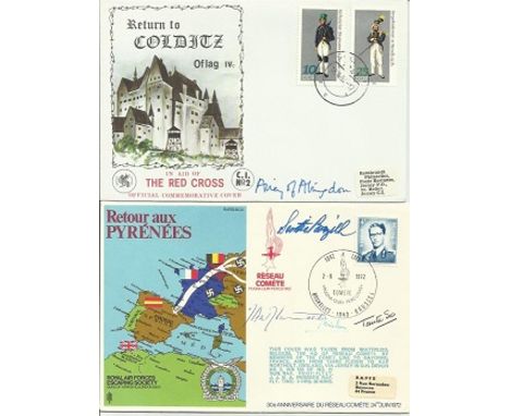  RAF Escaping Society Signed collection.  Album of all 40 covers including a few extra varieties. All but one special signed 