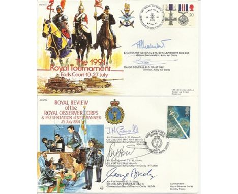  Joint Services AC special signed collection of about 60 covers from JS(AC)51 Royal Tournament to JS(AC)100 Flight Refuelling
