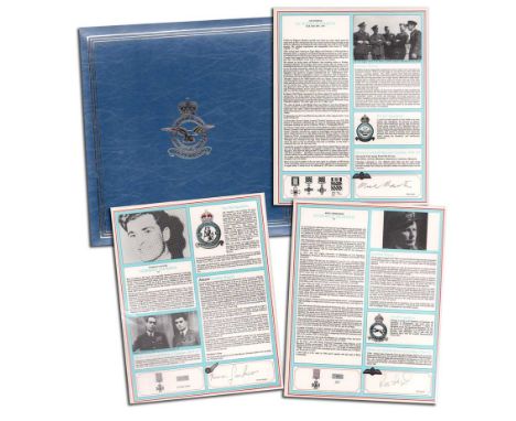  RAF Bomber Command Collection Signed Profiles - Each set of profiles is supplied mounted in its own unique presentation albu