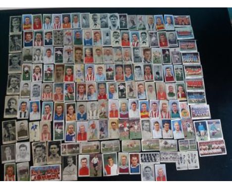 COLLECTION OF FOOTBALL CIGARETTE &amp; TRADE CARDS X 170+
Over 170 1920s onwards
Sub standard could have folds or marked back