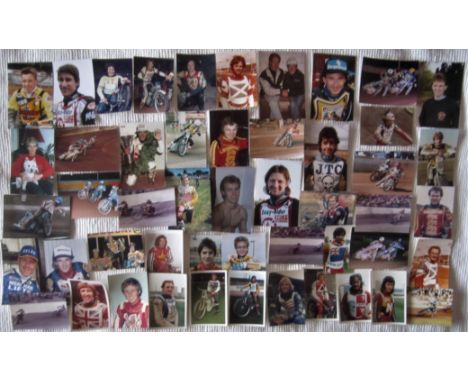 SPEEDWAY - 50 VINTAGE PHOTOGRAPHS COLLINS, SIMMONS, MAUGER ETC.
Good condition 