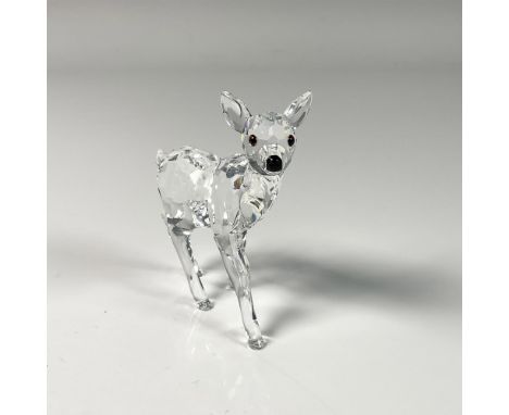 Elegant clear crystal fawn figure from Rare Encounters collection. Beautiful clear facetted body and smooth molded legs. Swar