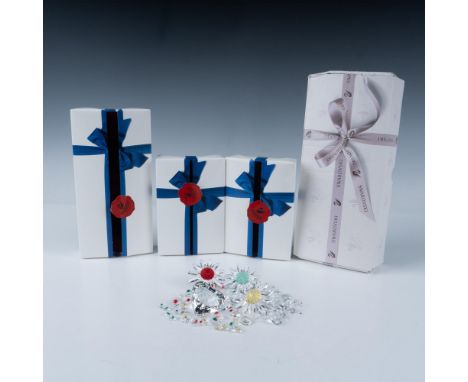 Gorgeous collection of renewal gifts from the years 1996, 1999, 2000, and 2001 that contain a large heart with a pouch of var