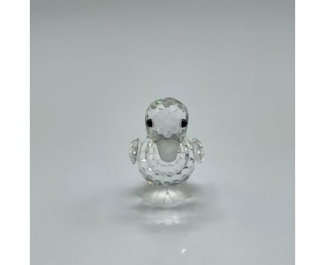 Part of the Beauties of the Lake collection, crystal figure has frosted crystal bill and feet. Swarovski backstamp. 012728. T
