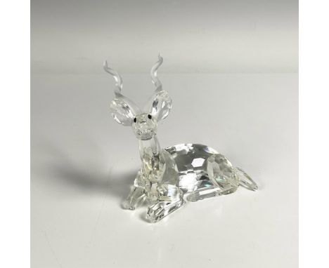 1994 SCS edition figure of Kudu with frosted crystal twisted horns, as the second of the Inspiration Africa trilogy. Swarovsk