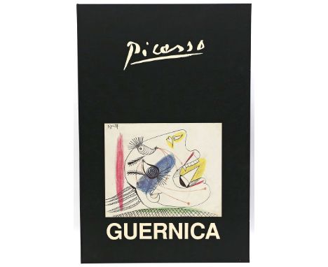 Limitiertes Faksimile "Guernica die Skizzen auf Papier", Picasso. Ex. 941/1.000. Akademische Druckanstalt, Rothacker 1990. Ne