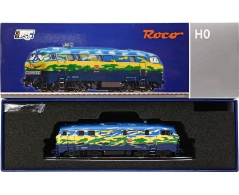 Touristikzug-Lok, Roco H0. Art.-Nr. 72749 mit Soundmodul, für Gleichstrombetrieb. Funktion nicht geprüft. In Originalverpacku