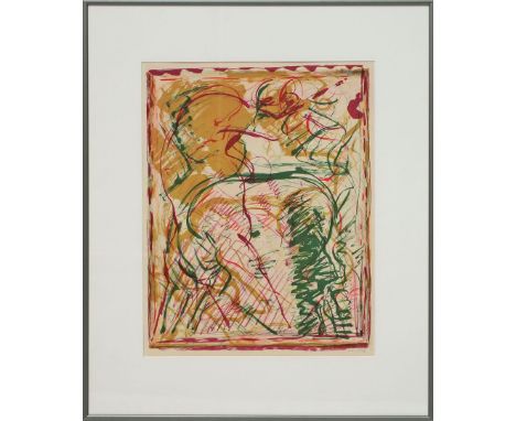 Vent, Hans (1934 Weimar - Berlin 2018) "Ebene I". Farblithographie, re. u. mit Bleistift sign. und dat. (20)08. Bildmaß ca.42