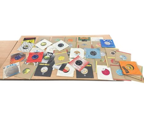 Selection of vinyl singles to include ' The Rolling Stones', ' The Beatles' etc