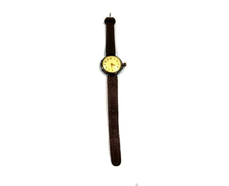Vintage 800 grade silver cased wrist watch 