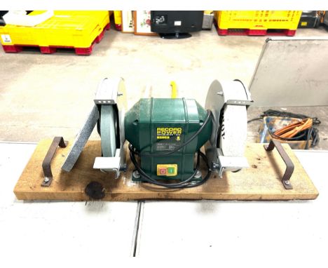 Record power RSBGB bench grinder, untested