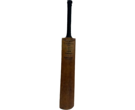 Vintage Slazenger COLIN COWDREY London England Cricket bat 