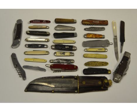 Pen and Pocket knife - various, including Swiss Army knife and others 