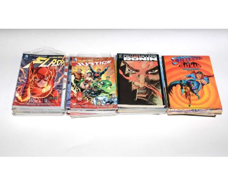 The Greatest Batman Stories Ever Told, hardback album; Justice League Collected Albums, Vols. 1-5; The Books of Magic, No's. 