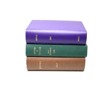 The Rover, No's. 1801-1853, 2nd January-31st December 1960, in hardbound covers; The Rover and Wizard, 2nd January-25th Decem