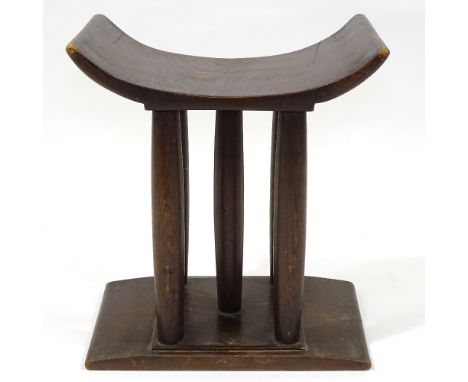 A Liberty &amp; Co Ashanti style stool, illustrated in the Liberty Catalogue Small Pieces of Furniture 1915, ref. Daryl Benne