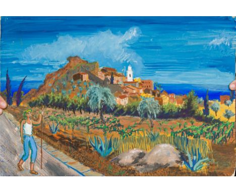 Attributed to JOHN MINTON (1917-1957) British ValenciaWatercolour on paper, unsigned, framed. 55 x 38 cm. CONDITION REPORTS: 