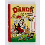 Dandy Monster Comic (1952) Korky's Toy Shop. Bright boards with 3 ins vertical bend to top board.