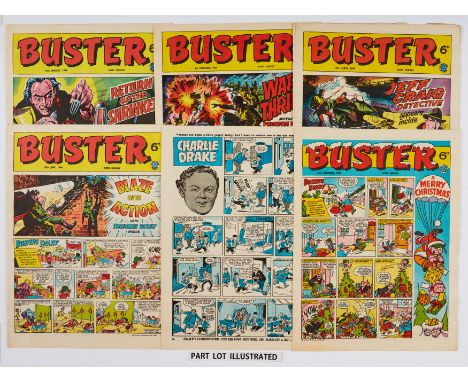 Buster (1964) 4 Jan - 26 Dec. 52 issue complete year with Buster's Diary, The Shrinker, Black Axe, Captain X, Strongbow, The 
