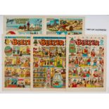 Beezer (Jan-Dec 1957) 52-102 (near complete year missing No 51) with 125 (1958). Starring Pop,