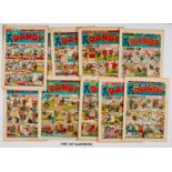 Dandy (1956) 737-788. Complete year with first Black Bob picture series by Jack Prout, Crackaway