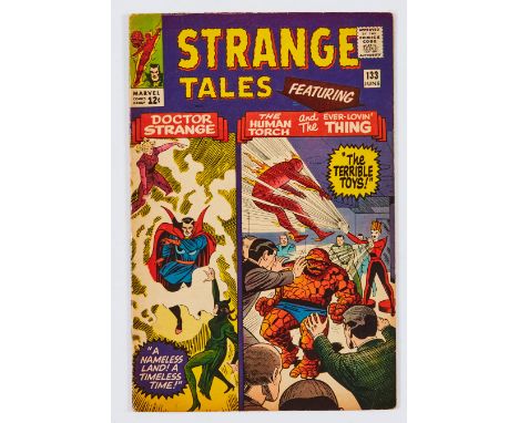 Strange Tales 133 (1965). Cents copy, good cover gloss, light tan interior covers, cream/light tan pages [fn+]. No Reserve