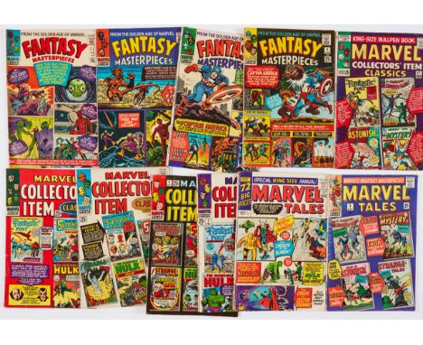 Fantasy Masterpieces (1966) 1-5 with Marvel Collectors' Item Classics (1965-66) 1, 3, 4, 5, 7 and Marvel Tales 2, 3 [vg/vg+] 