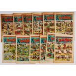 Dandy lower grades (1944-45) 262, 263, 265-267, 286, 296, 297, 300, 302, 304 with 345 (1947). No 286