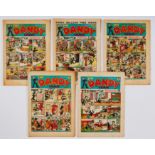 Dandy (1939) 77-81. No 78 [vg+], balance [vg] (5)