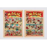 Magic (1940) 72, 73. Propaganda war issues with Peter Piper and Gulliver strips by Dudley Watkins,