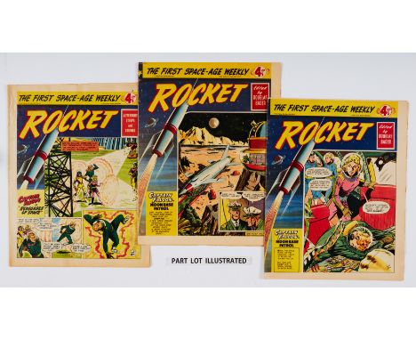 Rocket (1956) 1-32. Complete run edited by Douglas Bader and starring Captain Falcon by 'Frank Black' (Basil Blackaller), Fla