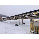 American Bin & Conveyor Model 36100 36" x 100' Portable Power Belt Conveyor, S/N 14-6 - Subj to Bulk