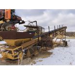 Screen Machine 30" x 80' Portable Radial Stacking Conveyor, S/N TE80-30-D-AB2613, Ass - Subj to Bulk
