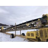American Bin & Conveyor Model 36100 36" x 100' Portable Power Belt Conveyor, S/N 14-6 - Subj to Bulk