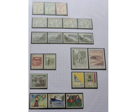 Scandinavia Collection of u.m. sets and mini sheets in a lever arch album, all relating to the designs of Czeslaw Slania. Wit