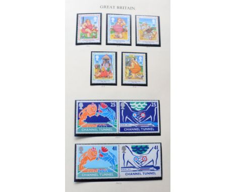 GB Collection / Face Value in Windsor Album and Box. With Mint Face - Album is 1990 to 2000 with values to £5 and £10. The bo