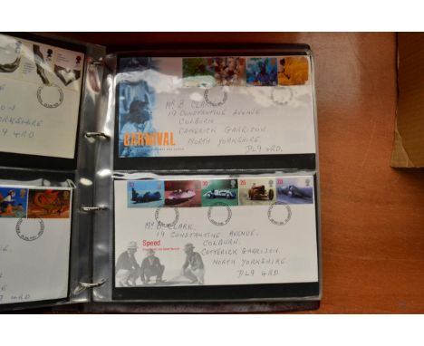 Collection of First Day Covers in four albums from 1993-2012 with better modern included, few 100s