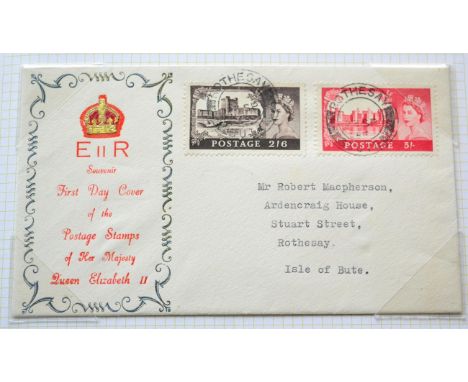 GB High Value Definitives 1955 - 2005. Well presented study of GB high values with many better items. Commences with 1955 Cas