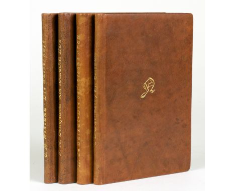 Die immergrünen  Bücher - Fünf Bände der Reihe. Berlin, Nicolaische Verlagsbuchhandlung R. Stricker 1921. Mit signierten Orig