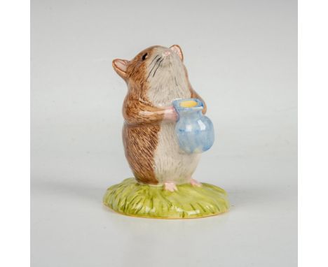 Modeled as Timmy Willie fetching milk. Small brown mouse carrying blue pitcher. Beswick and Doulton backstamp This item has i